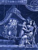 Philippe (just born) with Louis XIII, Anne of Austria, Louis XIV on his side