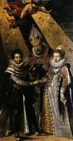 Louis XIII with his wife Anne of Austria (wedding)